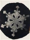 WILSON A. SNOWFLAKE BENTLEY (1865-1931) Suite of 4 microphotographs of snowflakes.